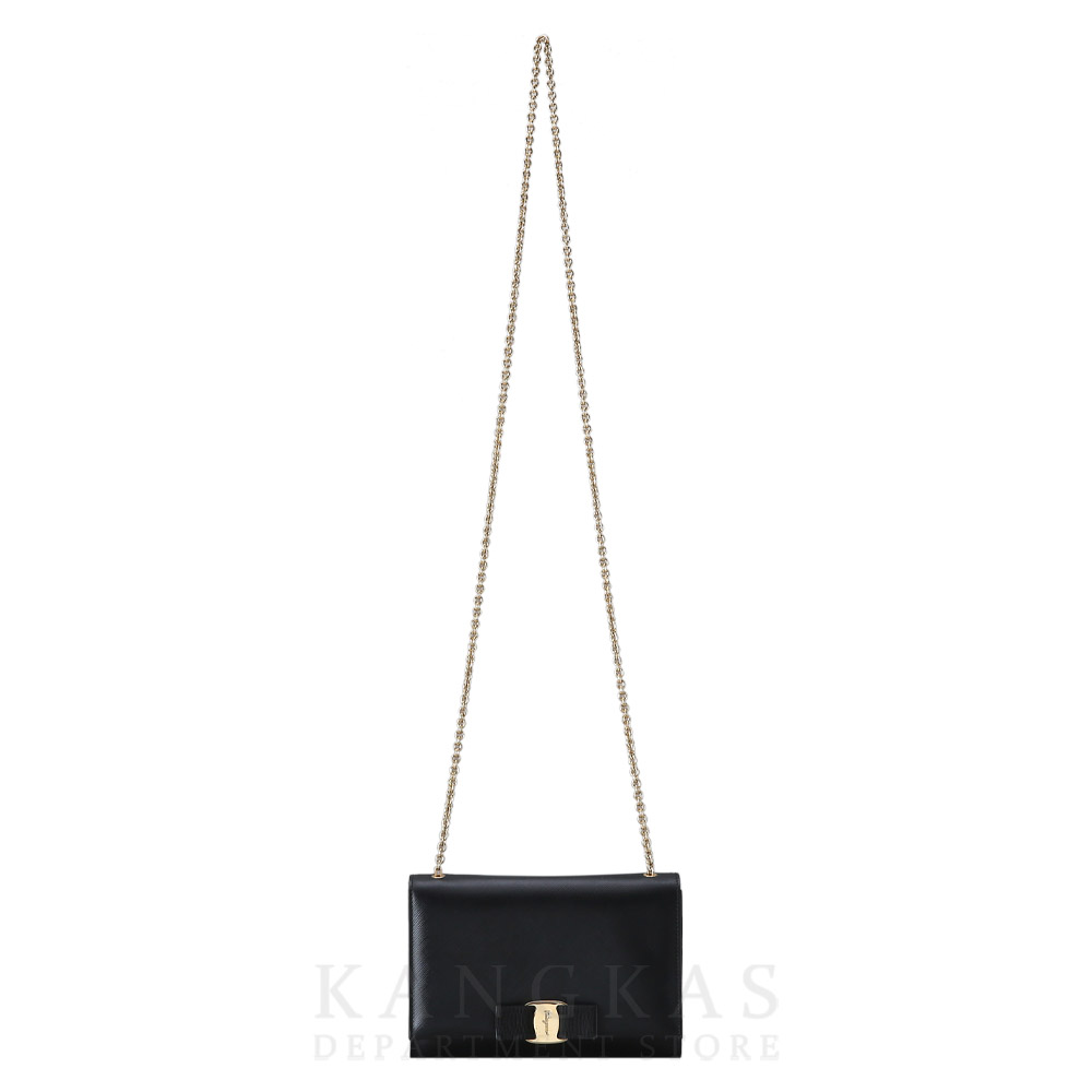 FERRAGAMO(USED)페레가모 바라리본 체인 숄더백